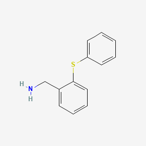 molecular formula C13H13NS B2782520 [2-(Phenylsulfanyl)phenyl]methanamine CAS No. 63167-04-4