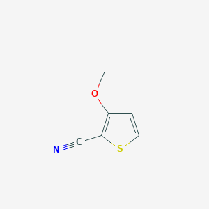 molecular formula C6H5NOS B2782577 3-Methoxythiophene-2-carbonitrile CAS No. 57059-18-4