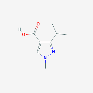 molecular formula C8H12N2O2 B2782578 1-methyl-3-(propan-2-yl)-1H-pyrazole-4-carboxylic acid CAS No. 113100-52-0