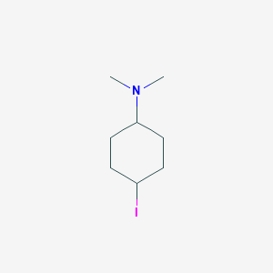 molecular formula C8H16IN B2782615 4-Iodo-N,N-dimethylcyclohexanamine CAS No. 1353979-12-0