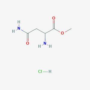 Methyl 2-amino-3-carbamoylpropanoate hydrochloride