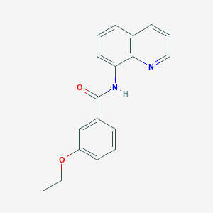 molecular formula C18H16N2O2 B278263 3-ethoxy-N-quinolin-8-ylbenzamide 