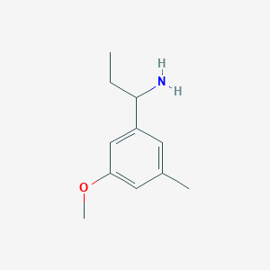 molecular formula C11H17NO B2782664 1-(3-Methoxy-5-methylphenyl)propan-1-amine CAS No. 1337307-80-8