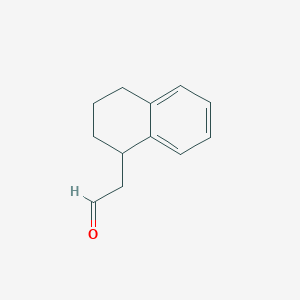 molecular formula C12H14O B2782666 2-(1,2,3,4-Tetrahydronaphthalen-1-yl)acetaldehyde CAS No. 74563-58-9