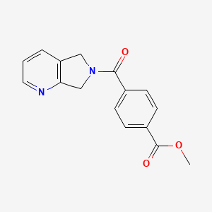 methyl 4-(6,7-dihydro-5H-pyrrolo[3,4-b]pyridine-6-carbonyl)benzoate