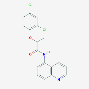 2-(2,4-dichlorophenoxy)-N-quinolin-5-ylpropanamide