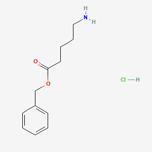 molecular formula C12H18ClNO2 B2782691 Benzyl 5-aminopentanoate hydrochloride CAS No. 154407-91-7