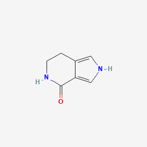 molecular formula C7H8N2O B2782710 2,5,6,7-Tetrahydropyrrolo[3,4-c]pyridin-4-one CAS No. 736990-47-9