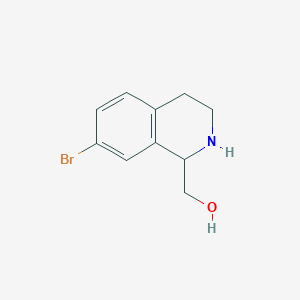 molecular formula C10H12BrNO B2782815 (7-Bromo-1,2,3,4-tetrahydroisoquinolin-1-yl)methanol CAS No. 1391327-44-8