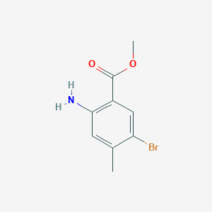 molecular formula C9H10BrNO2 B2782828 Methyl 2-amino-5-bromo-4-methylbenzoate CAS No. 1824597-08-1