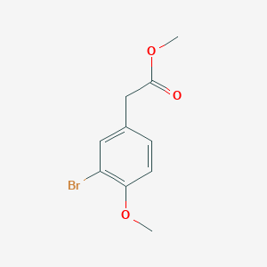 molecular formula C10H11BrO3 B2782832 Methyl 2-(3-bromo-4-methoxyphenyl)acetate CAS No. 19626-36-9