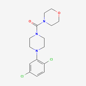 molecular formula C15H19Cl2N3O2 B2782852 (4-(2,5-Dichlorophenyl)piperazin-1-yl)(morpholino)methanone CAS No. 501104-51-4