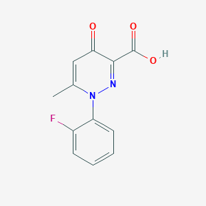 1-(2-Fluorophenyl)-6-methyl-4-oxo-1,4-dihydropyridazine-3-carboxylic acid