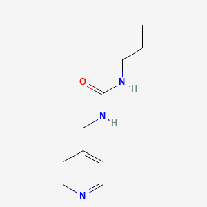 (Propylamino)-N-(4-pyridylmethyl)formamide
