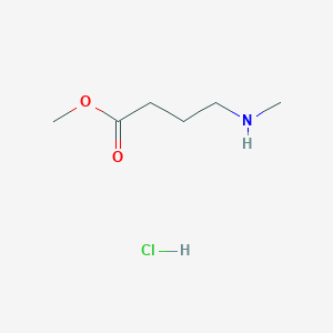 molecular formula C6H14ClNO2 B2782869 Methyl 4-(methylamino)butanoate hydrochloride CAS No. 89584-24-7
