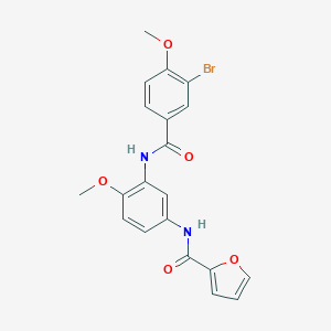 N-{3-[(3-bromo-4-methoxybenzoyl)amino]-4-methoxyphenyl}-2-furamide