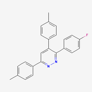 molecular formula C24H19FN2 B2782954 3-(4-氟苯基)-4,6-二对甲苯基吡啶并[3,4-d]嘧啶 CAS No. 2034243-16-6