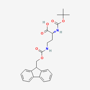molecular formula C24H28N2O6 B2782968 Boc-D-Dab(Fmoc)-OH CAS No. 131570-57-5; 18243-21-5