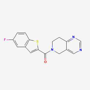 (7,8-dihydropyrido[4,3-d]pyrimidin-6(5H)-yl)(5-fluorobenzo[b]thiophen-2-yl)methanone