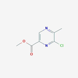 molecular formula C7H7ClN2O2 B2783030 Methyl 6-chloro-5-methylpyrazine-2-carboxylate CAS No. 1822669-47-5