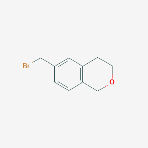 6-(bromomethyl)-3,4-dihydro-1H-2-benzopyran