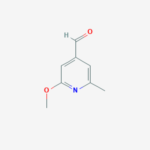 B2783090 2-Methoxy-6-methylisonicotinaldehyde CAS No. 951795-43-0