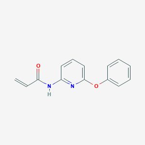 molecular formula C14H12N2O2 B2783092 N-(6-Phenoxypyridin-2-yl)prop-2-enamide CAS No. 2305488-44-0