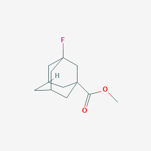 molecular formula C12H17FO2 B2783111 Methyl 3-fluoroadamantane-1-carboxylate CAS No. 1426-93-3