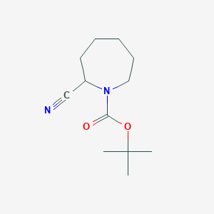 molecular formula C12H20N2O2 B2783112 Tert-butyl 2-cyanoazepane-1-carboxylate CAS No. 153749-93-0