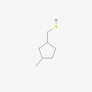 molecular formula C7H14S B2783115 (3-Methylcyclopentyl)methanethiol CAS No. 854412-01-4