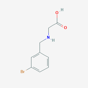 molecular formula C9H10BrNO2 B2783142 [(3-Bromobenzyl)amino]acetic acid CAS No. 501653-62-9
