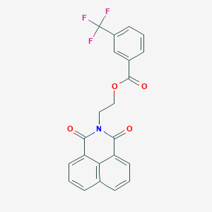 2-(1,3-Dioxobenzo[de]isoquinolin-2-yl)ethyl 3-(trifluoromethyl)benzoate