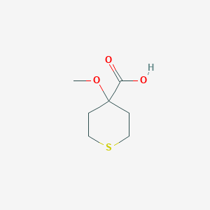 molecular formula C7H12O3S B2783156 4-Methoxythiane-4-carboxylic acid CAS No. 1249215-20-0