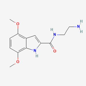 N-(2-aminoethyl)-4,7-dimethoxy-1H-indole-2-carboxamide