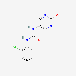 molecular formula C13H13ClN4O2 B2783165 1-(2-Chloro-4-methylphenyl)-3-(2-methoxypyrimidin-5-yl)urea CAS No. 1396766-91-8