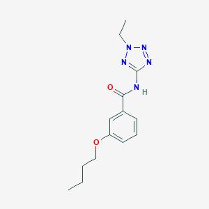 molecular formula C14H19N5O2 B278319 3-butoxy-N-(2-ethyl-2H-tetraazol-5-yl)benzamide 