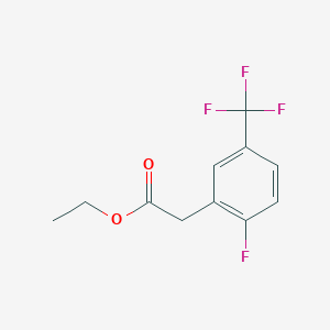 Ethyl 2-(2-fluoro-5-(trifluoromethyl)phenyl)-acetate