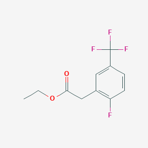 molecular formula C11H10F4O2 B2783196 Ethyl 2-(2-fluoro-5-(trifluoromethyl)phenyl)-acetate CAS No. 1260657-93-9