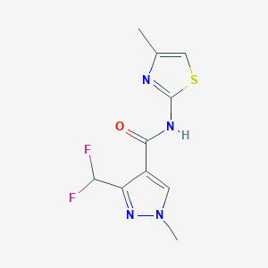 3-(difluoromethyl)-1-methyl-N-(4-methyl-1,3-thiazol-2-yl)-1H-pyrazole-4-carboxamide