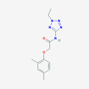 molecular formula C13H17N5O2 B278324 2-(2,4-dimethylphenoxy)-N-(2-ethyl-2H-tetraazol-5-yl)acetamide 