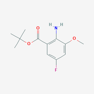 Tert-butyl 2-amino-5-fluoro-3-methoxybenzoate