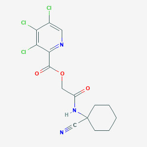 [(1-Cyanocyclohexyl)carbamoyl]methyl 3,4,5-trichloropyridine-2-carboxylate