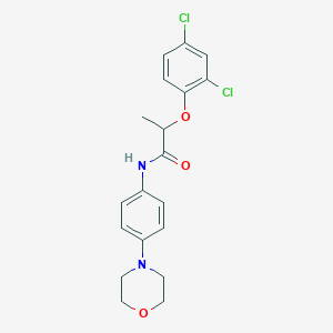 2-(2,4-dichlorophenoxy)-N-[4-(4-morpholinyl)phenyl]propanamide