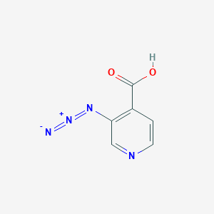 molecular formula C6H4N4O2 B2783301 3-Azidopyridine-4-carboxylic acid CAS No. 2168642-30-4