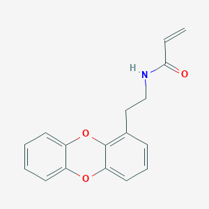 N-[2-(oxanthren-1-yl)ethyl]prop-2-enamide