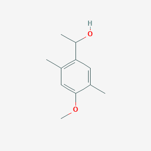 molecular formula C11H16O2 B2783310 1-(4-Methoxy-2,5-dimethylphenyl)ethan-1-ol CAS No. 54119-38-9