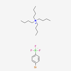 (4-Bromophenyl)trifluoroboranuide; tetrabutylazanium
