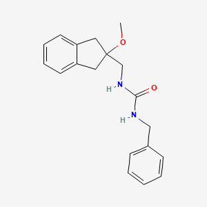 molecular formula C19H22N2O2 B2783337 1-苄基-3-((2-甲氧基-2,3-二氢-1H-茚-2-基)甲基)脲 CAS No. 2034347-59-4