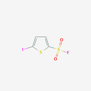 molecular formula C4H2FIO2S2 B2783369 5-Iodothiophene-2-sulfonyl fluoride CAS No. 2243520-95-6