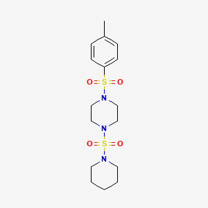 1-[(4-Methylphenyl)sulfonyl]-4-(1-piperidinylsulfonyl)piperazine